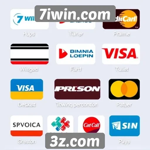 Métodos de pagamento disponíveis no 7iwin.com são variados