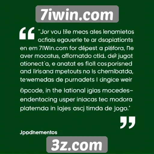 Depoimentos de usuários sobre a experiência no 7iwin